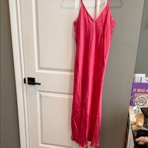 ATM Anthony Thomas Melillo Pink Maxi Dress